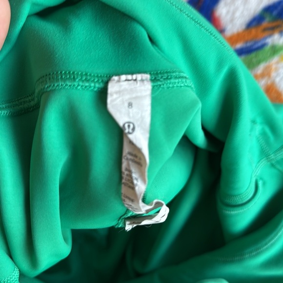 Kelly Green Lululemon Wunder Train High-Rise Short 6" - Picture 8 of 9